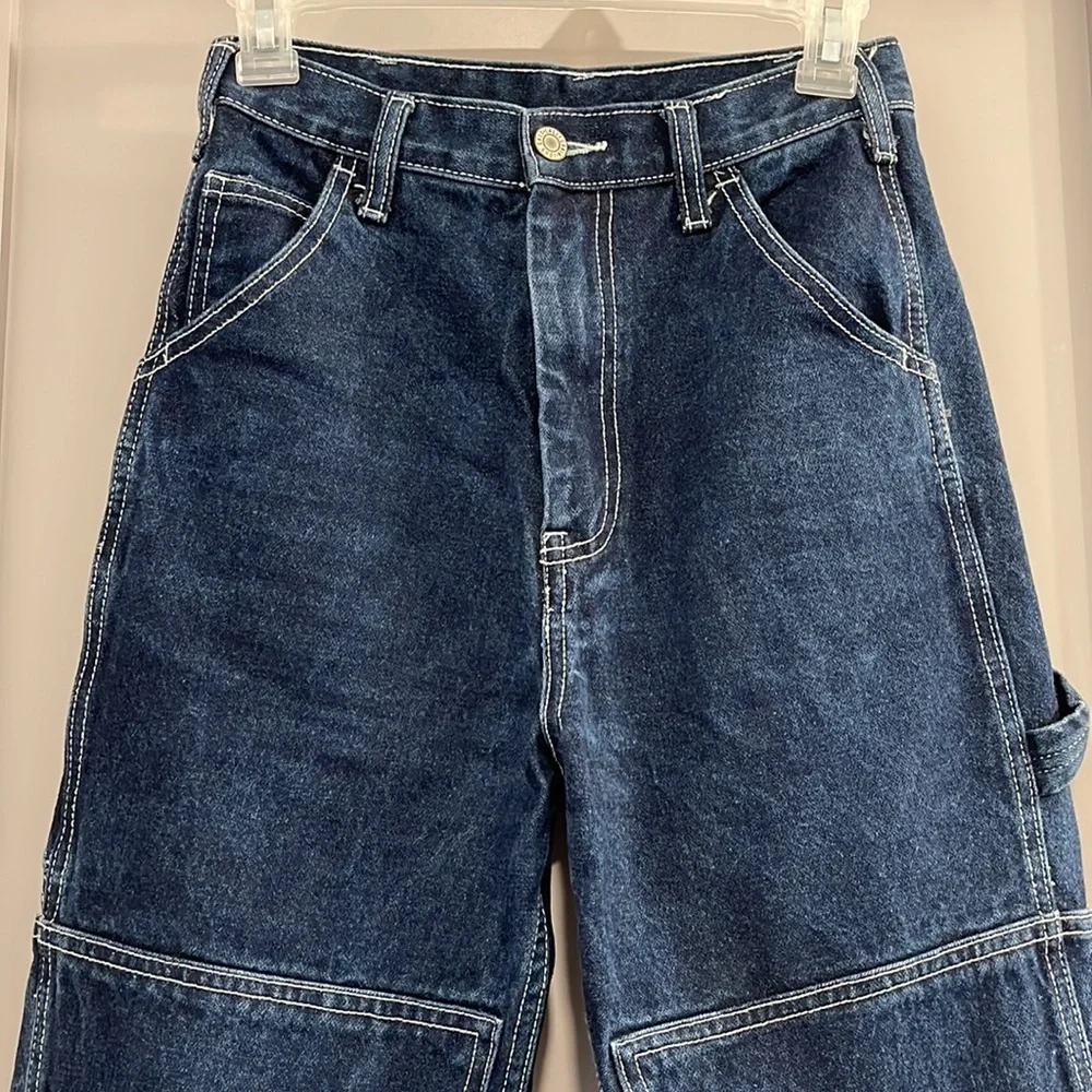 Brandy Melville Ariana Painter Cargo Jeans Small Carpenter Straight Leg
